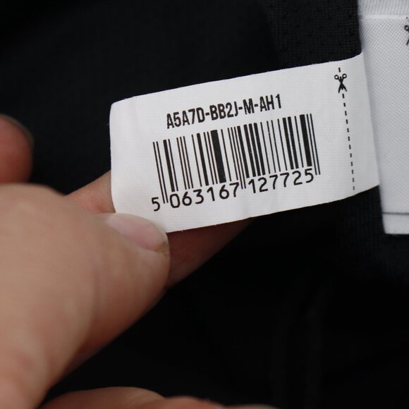 Gymshark Shorts Mens Medium Wordmark Mesh 4" Drawcord Waist black gym workout - Picture 11 of 13